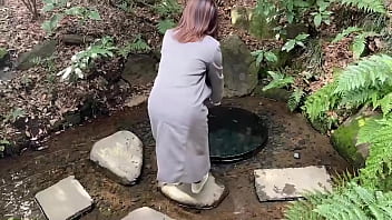 New Year's pilgrimage to a renowned shrine witnesses de M nurse requiring a vaginal climax during an embrace following a stroll