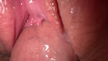 Intense close-up of teenager cunny penetration, off the hook inner climax