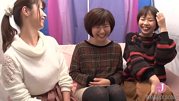 Haruna's first-ever girl-on-girl encounter with greatest friends: A thrilling experience with mighty kissing, cootchie on cootchie action, and snatch gobbling